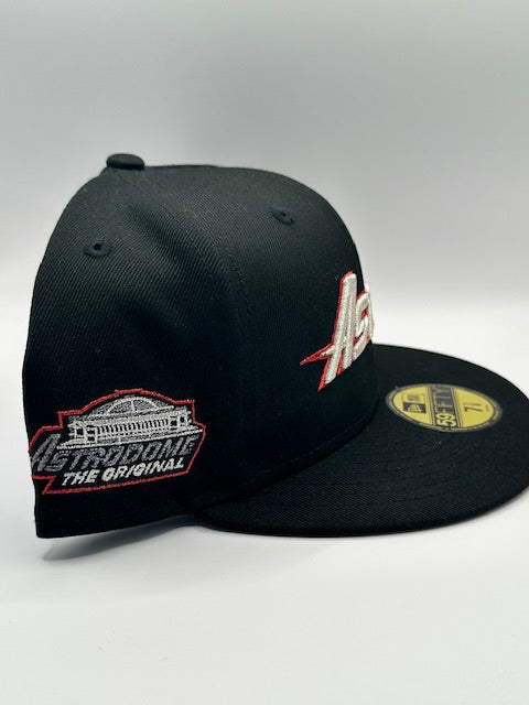 Houston Astros Red Outline Black Astrodome