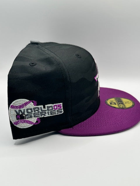 Houston Astros Black Camo Purple Chrome Star WS 05