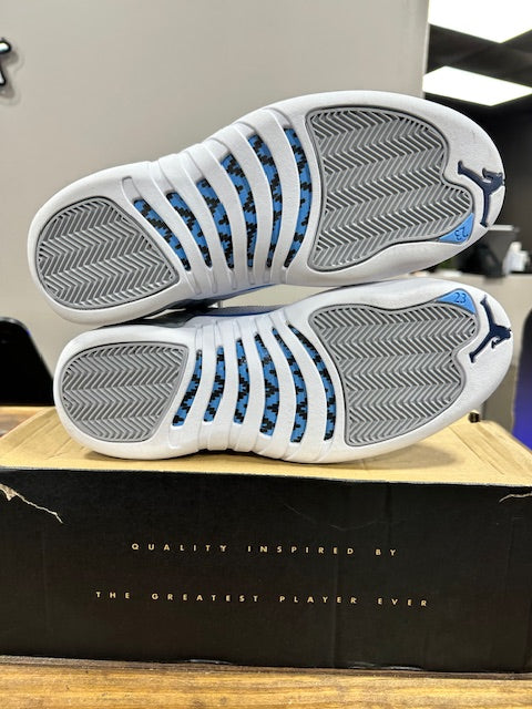 Jordan 12 Retro Grey University Blue - Size 9 (Pre-Owned)