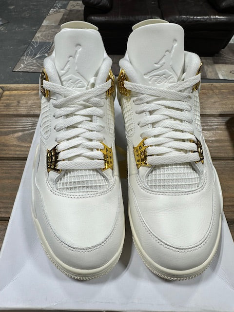 Jordan 4 Retro Metallic Gold (W) - Size 10W (Pre-Owned)