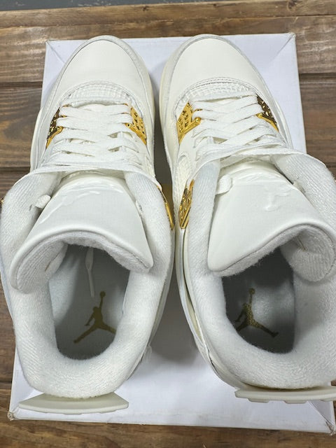 Jordan 4 Retro Metallic Gold (W) - Size 10W (Pre-Owned)
