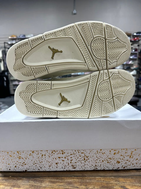 Jordan 4 Retro Metallic Gold (W) - Size 10W (Pre-Owned)