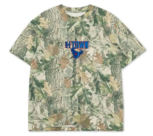 Houston Texans Blue H-Town Camo Tee - Kids