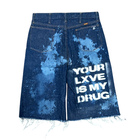 NX LXVE BAGGY JORTS (DENIM)
