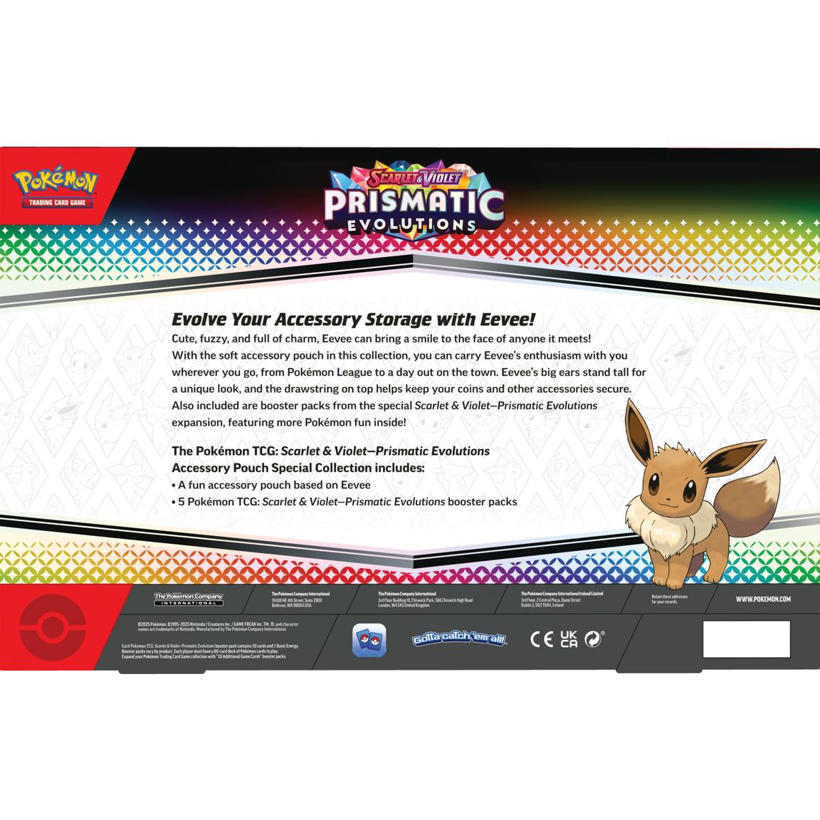 2025 Scarlet & Violet - Prismatic Evolutions Accessory Pouch Special Collection