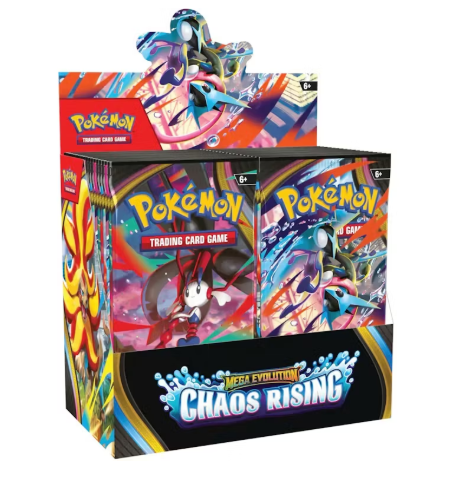 2026 Pokémon Mega Evolution Chaos Rising Booster Box