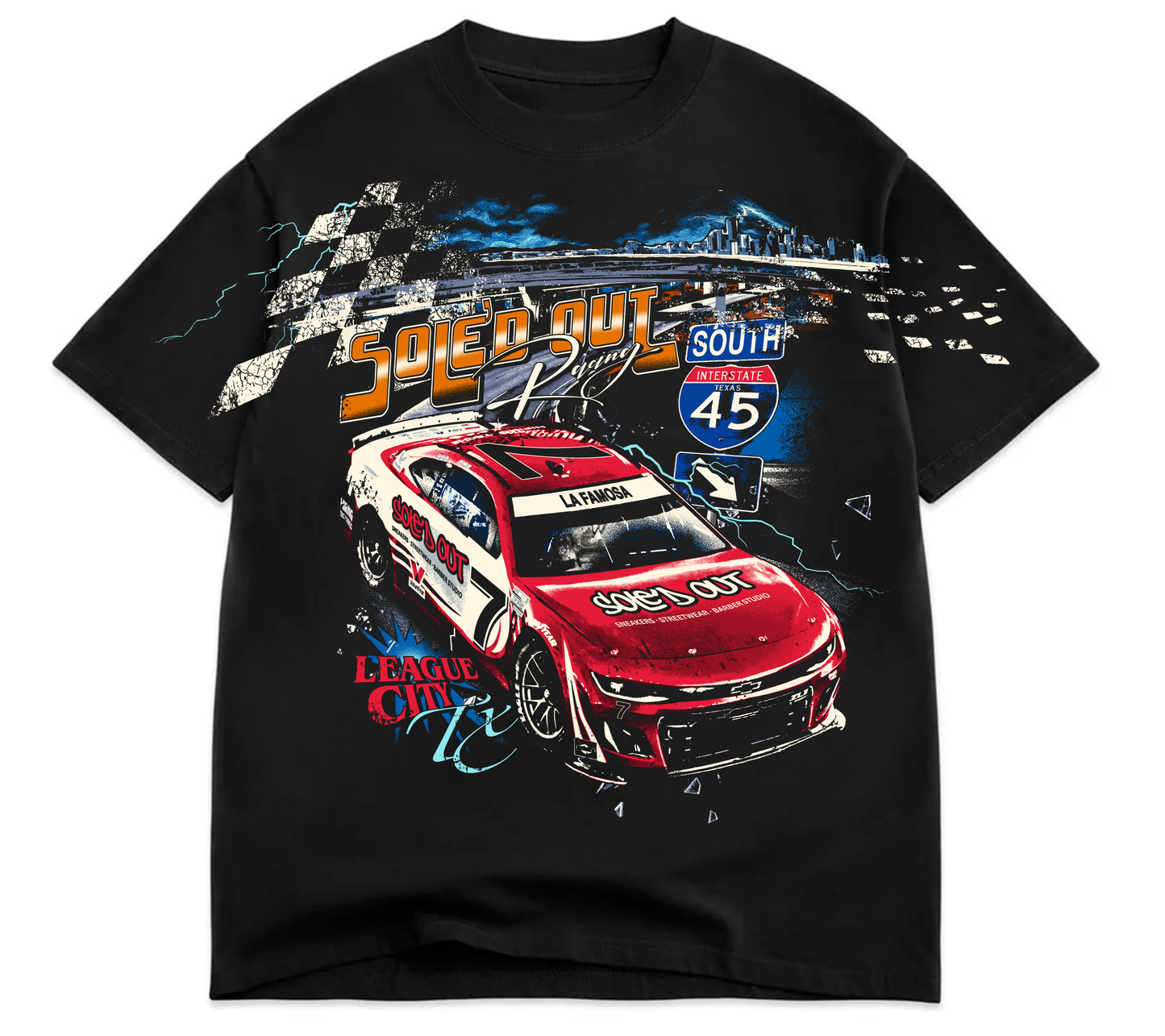 Sole'd Out 'Down South' Nascar - Black