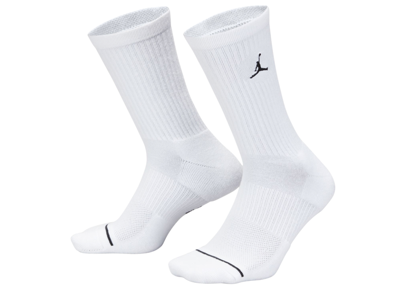 Jordan Every Day Cushioned Crew Socks - 3 Pack - Mens Size 6-8