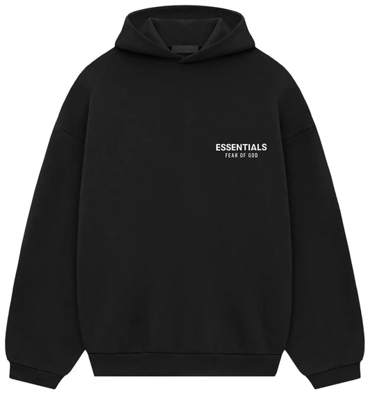 Fear of God Essentials Fleece Hoodie 'Black' (FW24)