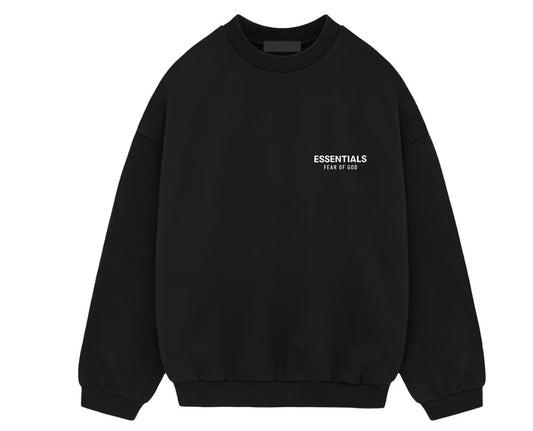 Fear of God Essentials Fleece Crewneck II - Black