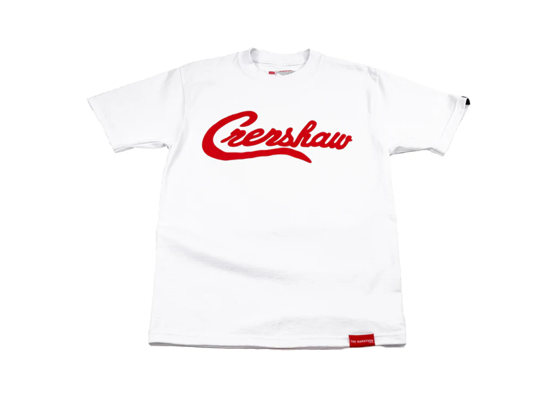 The Marathon Clothing Limited Edition Crenshaw Tee White/Red