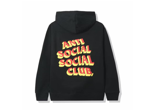 Anti Social Social Club Popcorn Hoodie Black