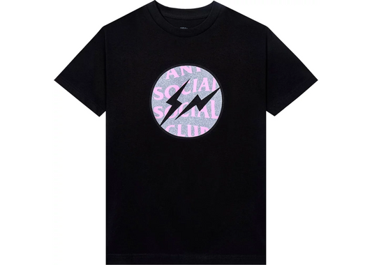 Anti Social Social Club x Fragment Called Interference Tee Black