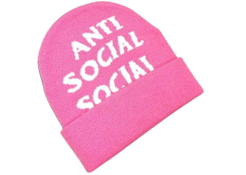 Anti Social Social Club Jaccardo Beanie (Pink)