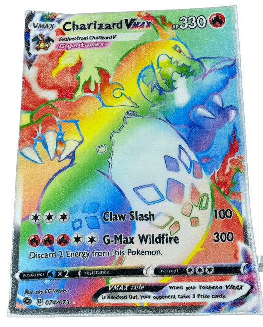 Pokémon Sword & Shield Champion's Path Charizard VMAX Secret Rare Rug - Rugs of LA - 30" by 21.5"