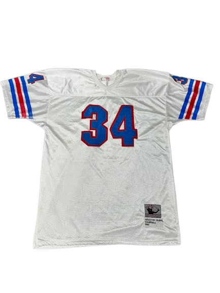 Houston Oilers Mitchell & Ness Earl Campbell #34 Throwback 1980 Jersey - 5XL