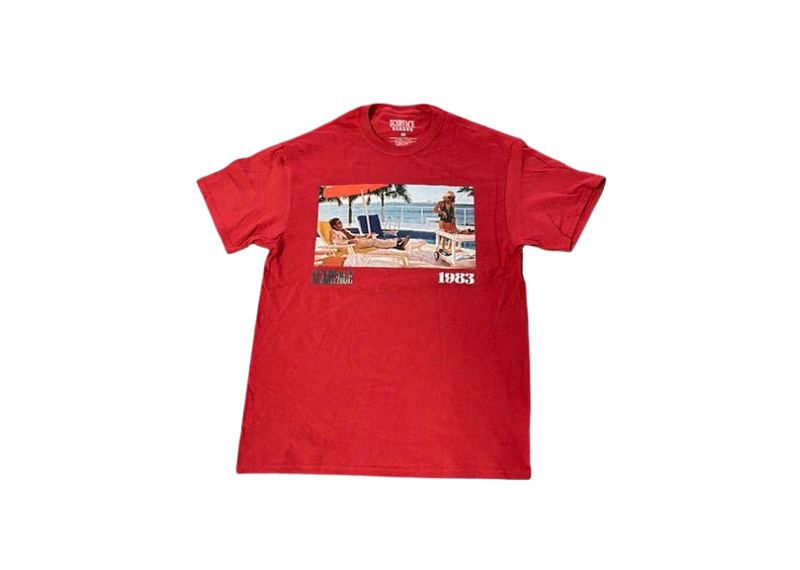 Scarface Reason 1983 Tee - Red