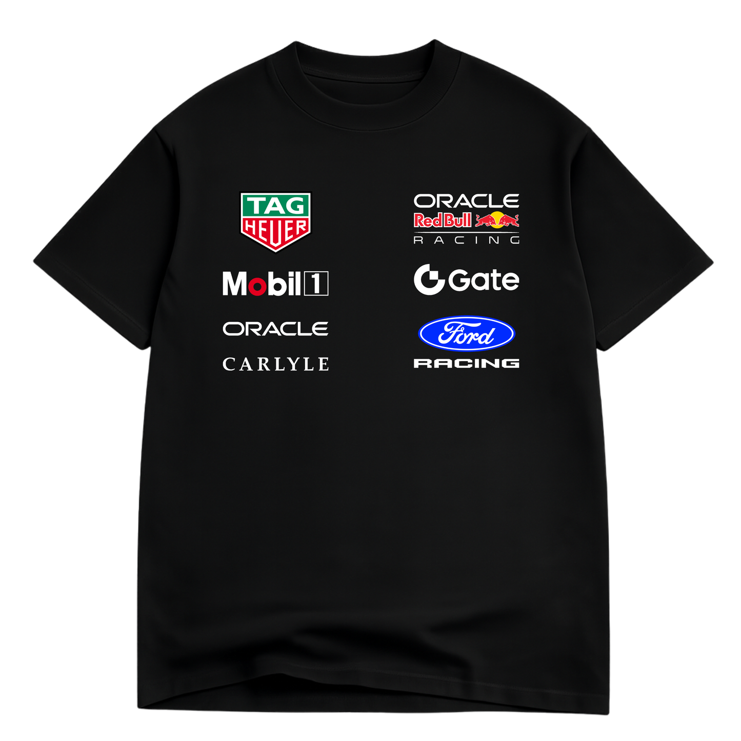 F1 Racing Sponsorship Tee - Black