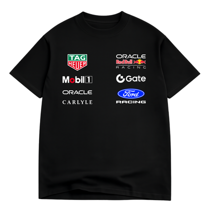 F1 Racing Sponsorship Tee - Black