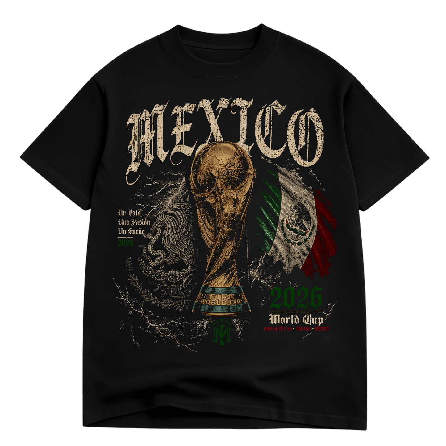 Mexico - 2026 FIFA World Cup Graphic Tee - Black