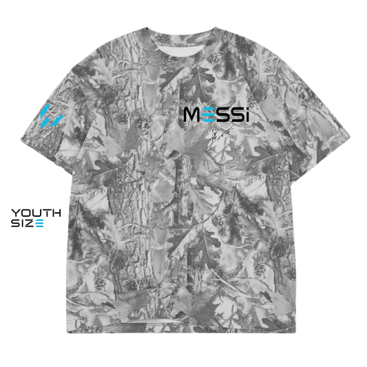 2026 FIFA World Cup Lionel Messi Evolving Trading Card Tee - EXCLUSIVE CAMO KIDS