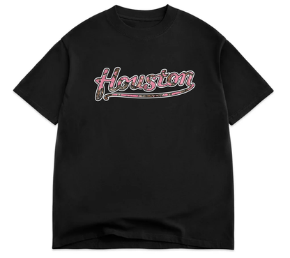 Houston Camo Pink - Black