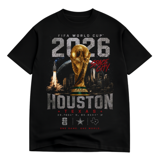 2026 FIFA World Cup Houston Graphic Tee - Black
