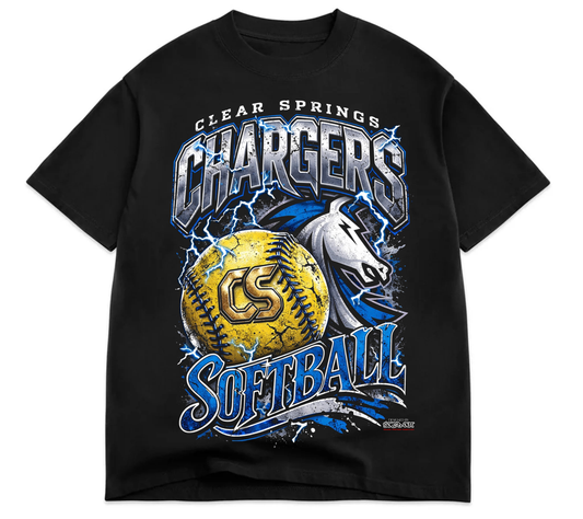 CS Softball & Sole'd Out Collab. Tee - Premium Oversized Tee (Pre-Order)