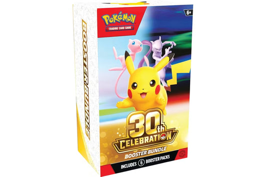 2026 Pokémon Mega Evolution 30th Celebration Booster Bundle