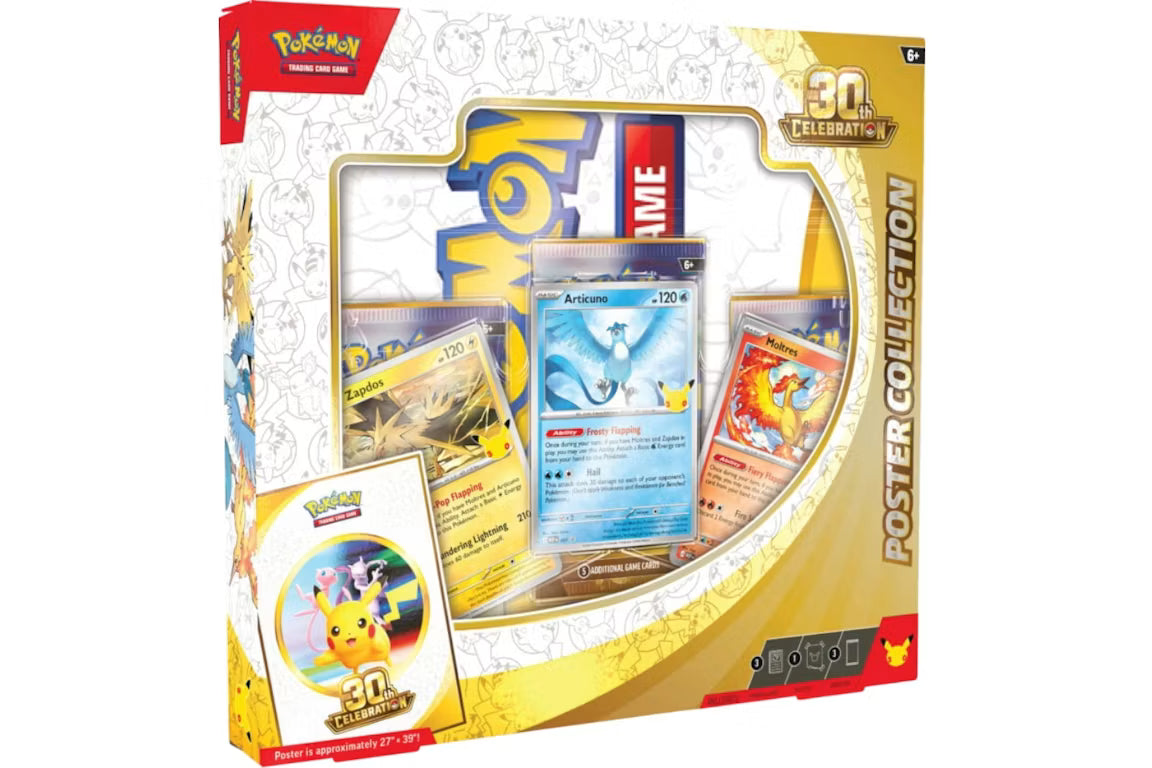 2026 Pokémon Mega Evolution 30th Celebration Poster Collection