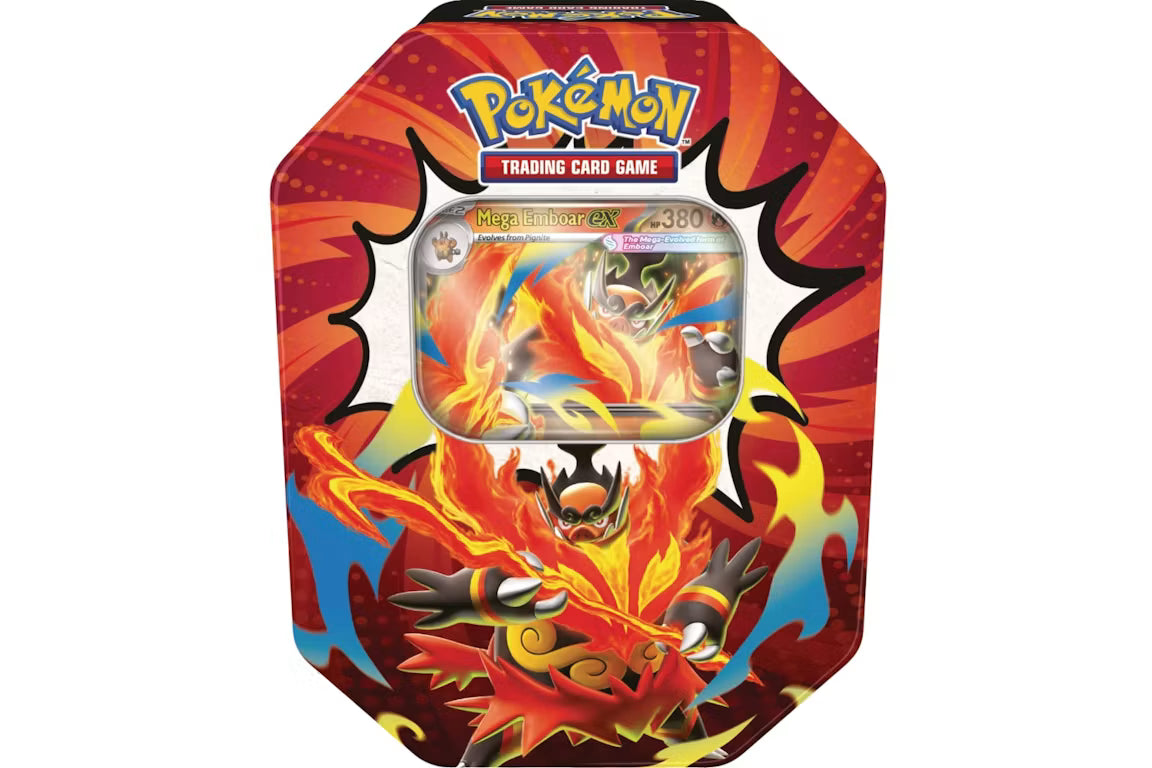 2026 Pokémon Mega Evolution Ascended Heroes Mega Emboar ex Tin