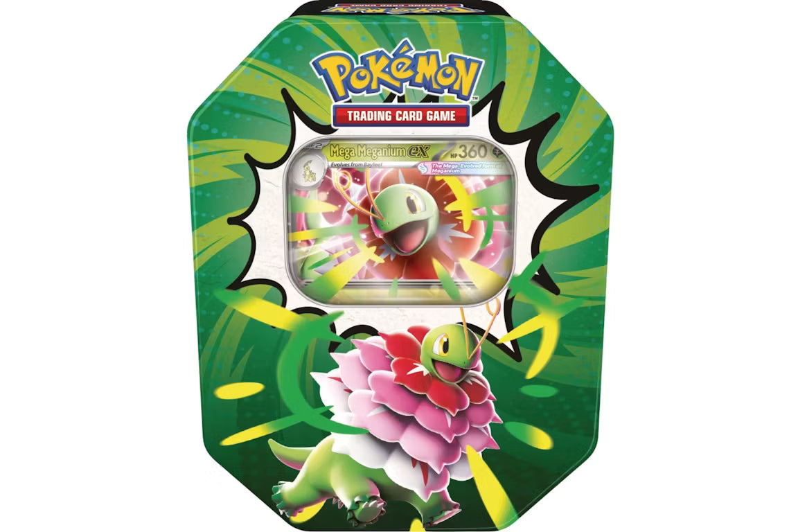 2026 Pokémon Mega Evolution Ascended Heroes Mega Meganium ex Tin