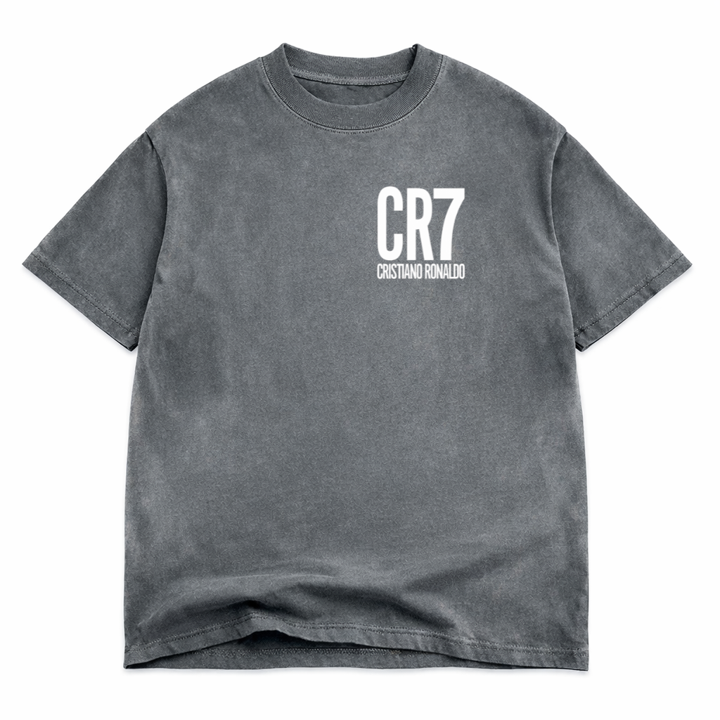 Cristiano Ronaldo (CR7) - 2026 FIFA World Cup Team Portugal - Washed Grey