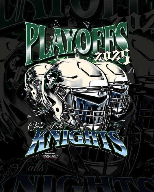 Clear Falls Varsity Football Playoff Long Sleeve - Black