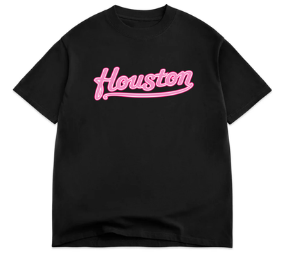 Houston Camo Pretty Pink - Black