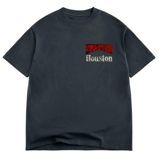 Houston Bull Rider - Washed Vintage Grey