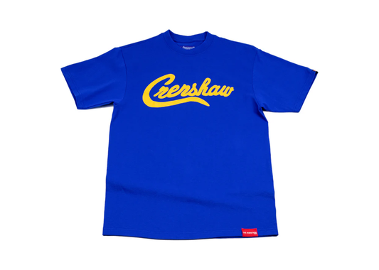 The Marathon Clothing Limited Edition Crenshaw Tee Royal/Gold