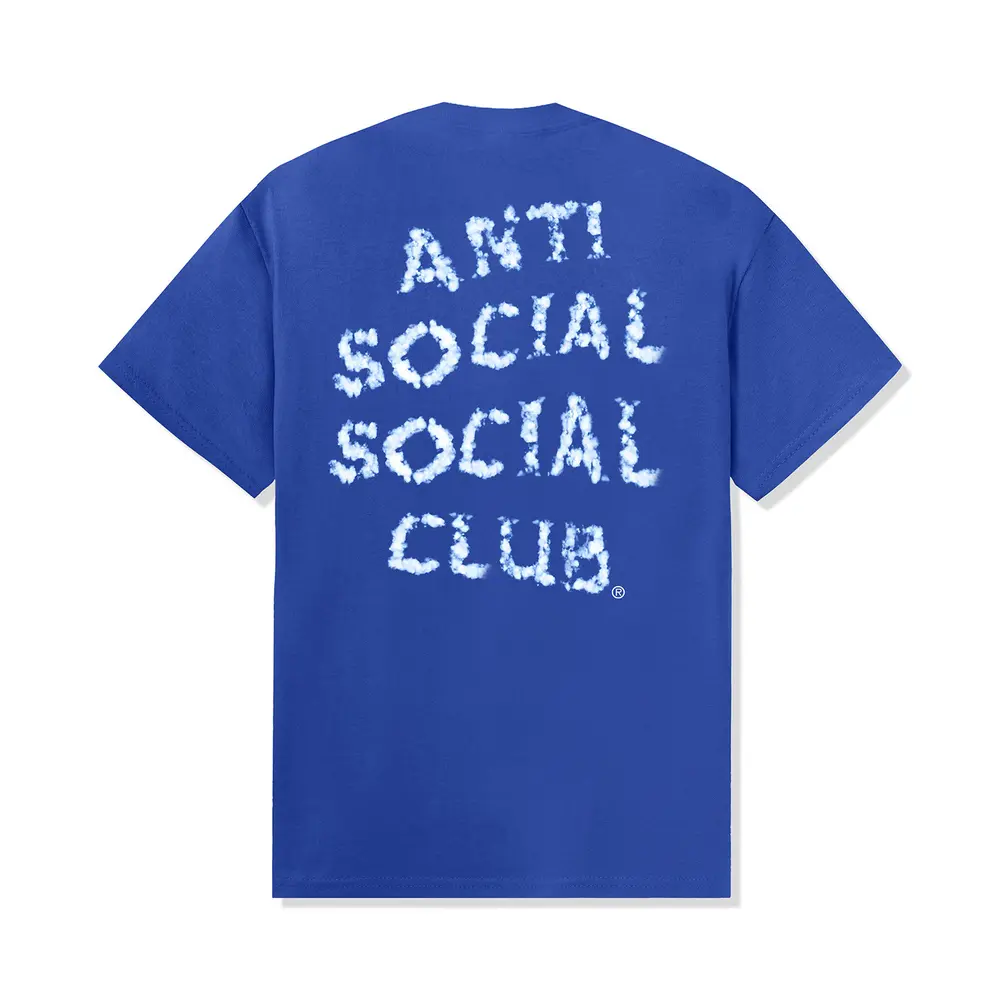 Anti Social Social Club Partly Cloud Tee Royal Blue