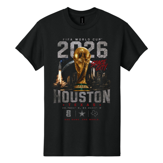 2026 FIFA World Cup Houston Graphic Tee - Black