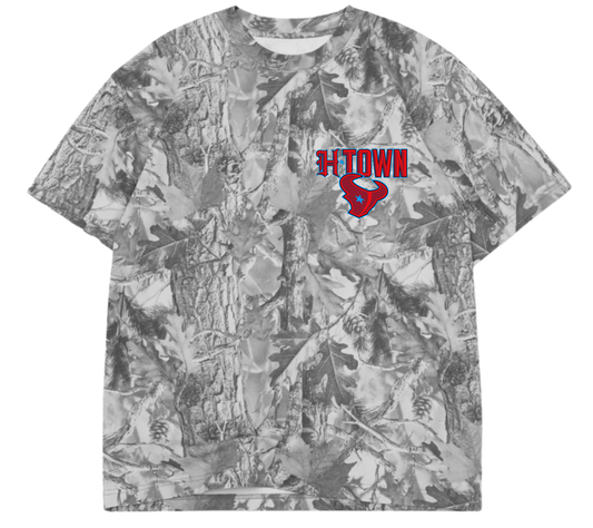 Houston Texans Red H-Town - Gray Camo