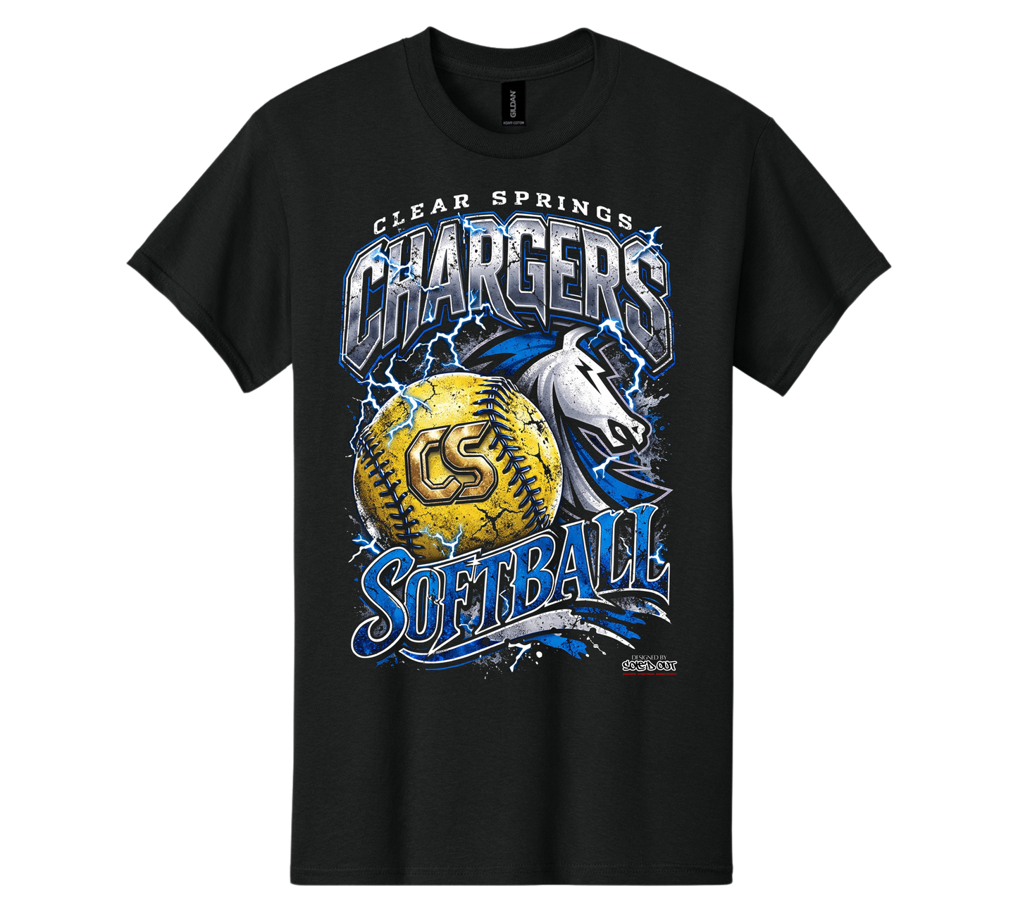 CS Softball Tee - Soft Cotton - Adult Classic Fit (Pre-Order)