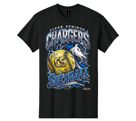 CS Softball Kids Tee - Soft Cotton - Kids Classic Fit (Pre-Order)