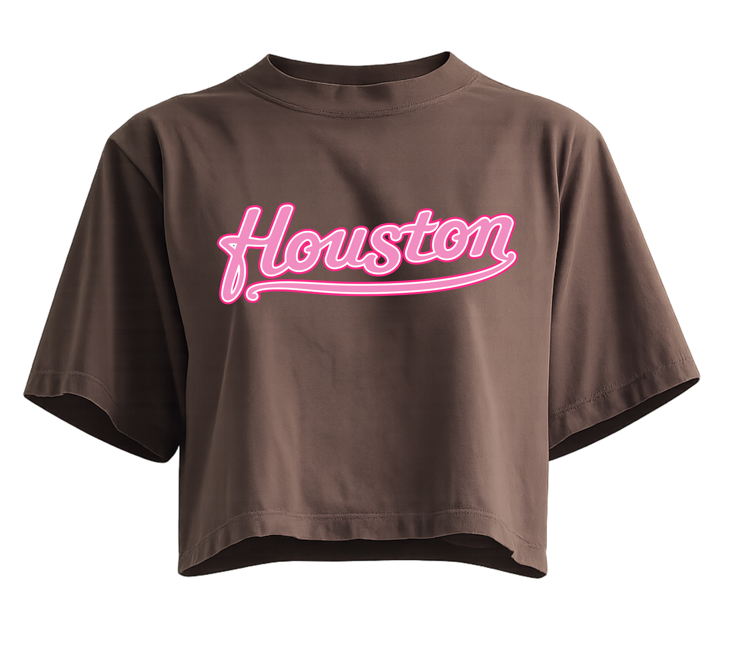 Houston Pretty Pink Crop Top