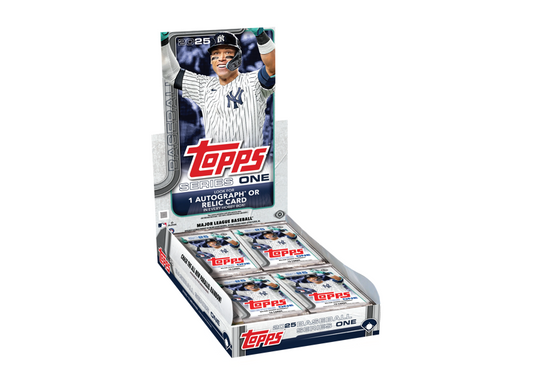 2025 Topps Baseball Series 1 Trading Card Pack - 12 Cards