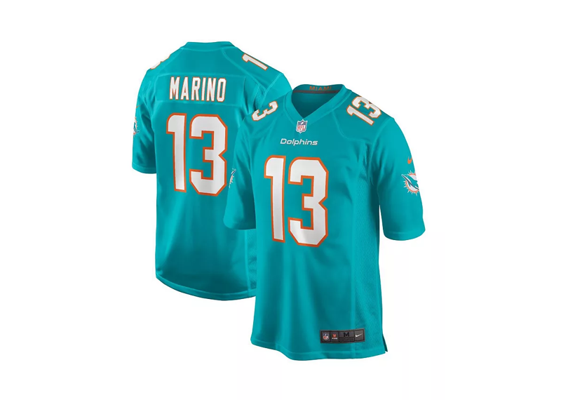 Youth Dan Marino Aqua Miami Dolphins Game Retired Player Jersey