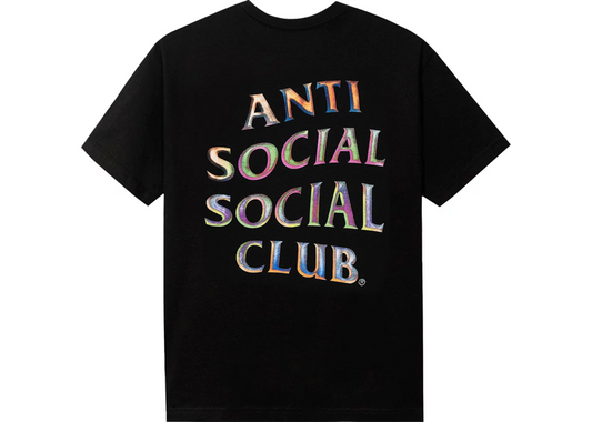 Anti Social Social Club Temporary Memory Pink Tee Black