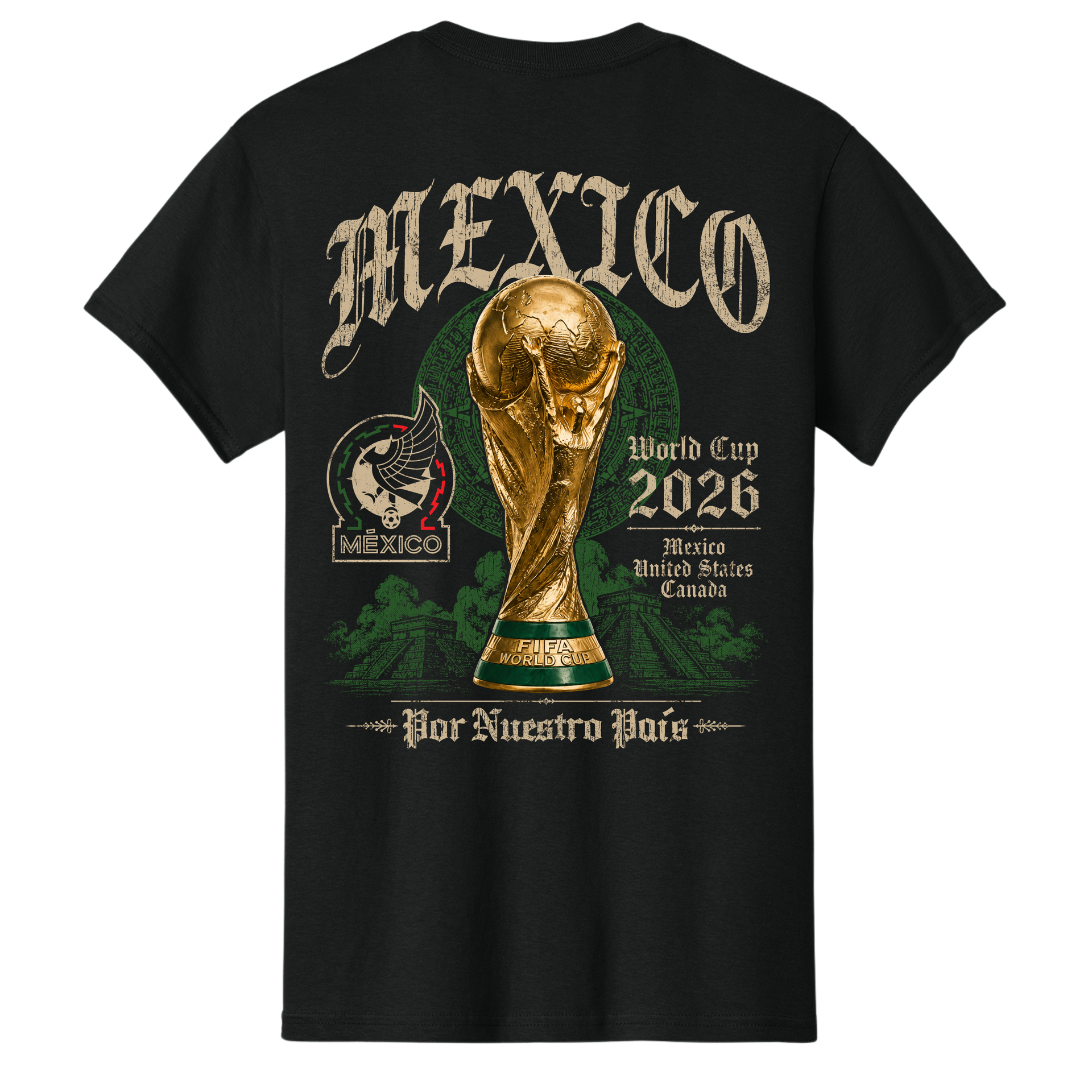 Mexico - 2026 FIFA World Cup Graphic Tee 2.0 - Black – Sole'd Out