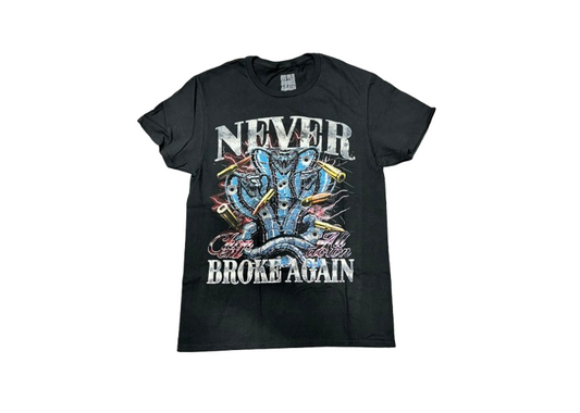 Never Broke Again Rattlesnake Tee - Black