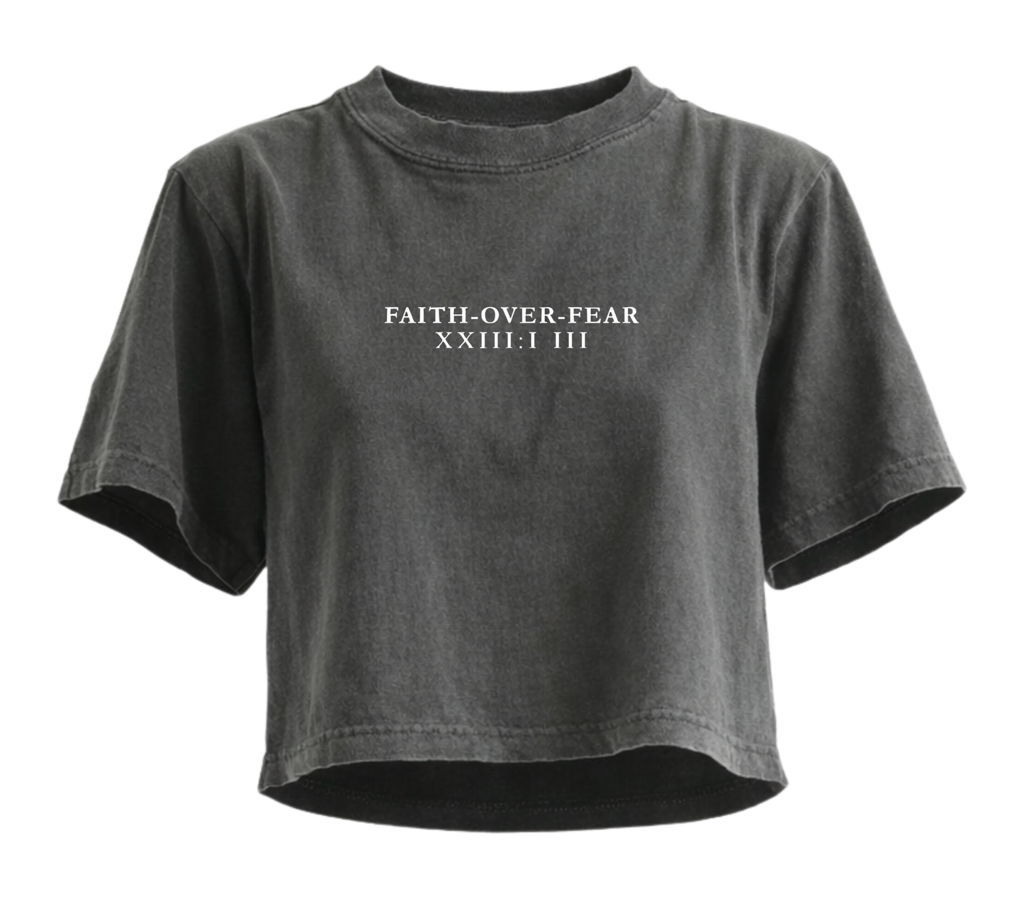 Faith Over Fear - Women's Crop Top