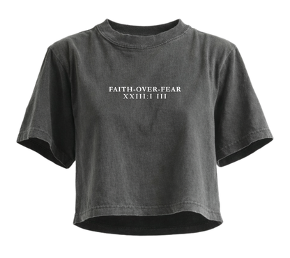 Faith Over Fear - Women's Crop Top